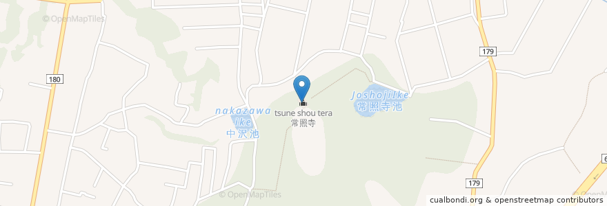 Mapa de ubicacion de 常照寺 en 日本, 茨城県, 水戸市.