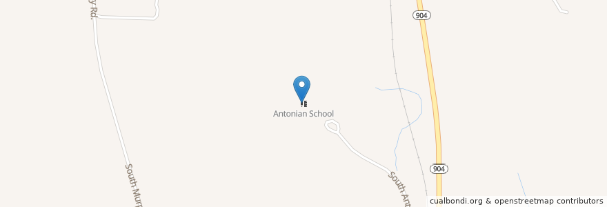 Mapa de ubicacion de Antonian School en ایالات متحده آمریکا, واشنگتن, Spokane County.