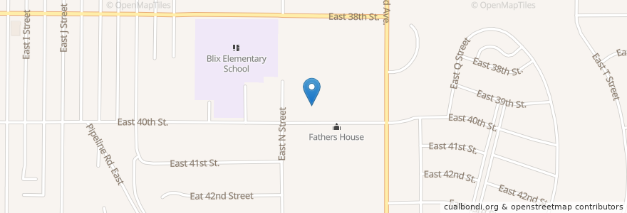 Mapa de ubicacion de Fathers House en アメリカ合衆国, ワシントン州, Pierce County, Tacoma.
