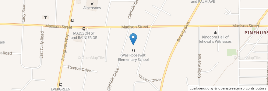 Mapa de ubicacion de New Life Center Foursquare Church en Stati Uniti D'America, Washington, Snohomish County, Everett.