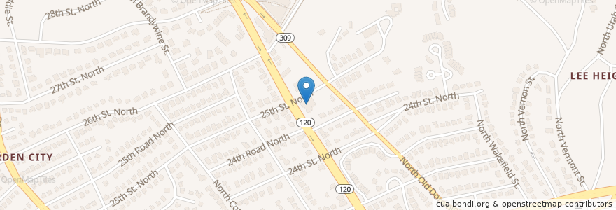 Mapa de ubicacion de Saint Marks Childrens House en Amerika Syarikat, Virginia, Arlington County, Arlington.