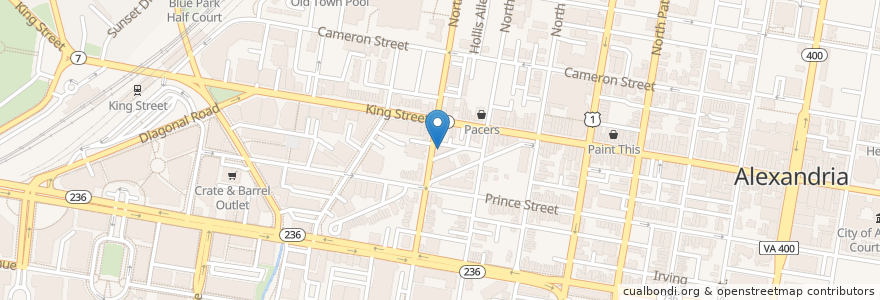 Mapa de ubicacion de Christ House en Stati Uniti D'America, Virginia, Alexandria.