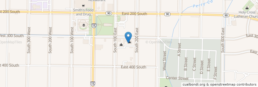 Mapa de ubicacion de Asemblea de Dios en États-Unis D'Amérique, Utah, Box Elder County, Brigham City.