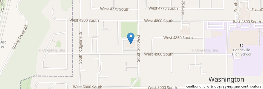 Mapa de ubicacion de The Church of Jesus Christ of Latter-day Saints en ایالات متحده آمریکا, یوتا, Weber County, Riverdale.