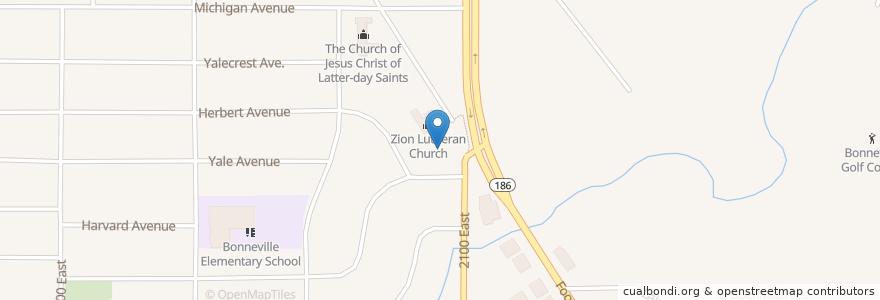 Mapa de ubicacion de Let Me Shine Christian Playschool en Estados Unidos De América, Utah, Salt Lake County, Salt Lake City.