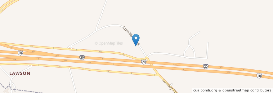 Mapa de ubicacion de Potter Cemetery en الولايات المتّحدة الأمريكيّة, تكساس, Dallas County, Mesquite.