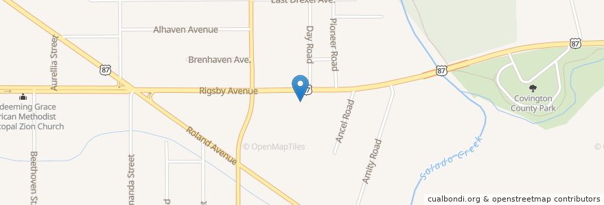 Mapa de ubicacion de Stewart School en Stati Uniti D'America, Texas, Bexar County, San Antonio.