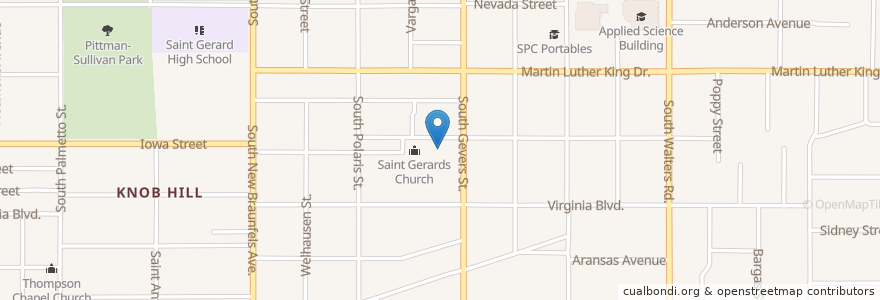 Mapa de ubicacion de Smith Elementary School en Amerika Birleşik Devletleri, Teksas, Bexar County, San Antonio.