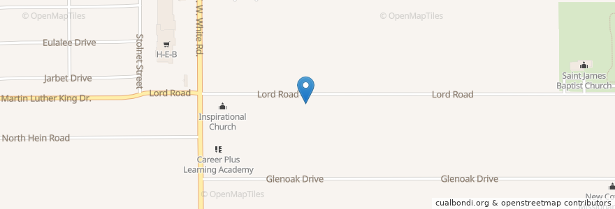Mapa de ubicacion de Saint Benedicts Church en Verenigde Staten, Texas, Bexar County, San Antonio.