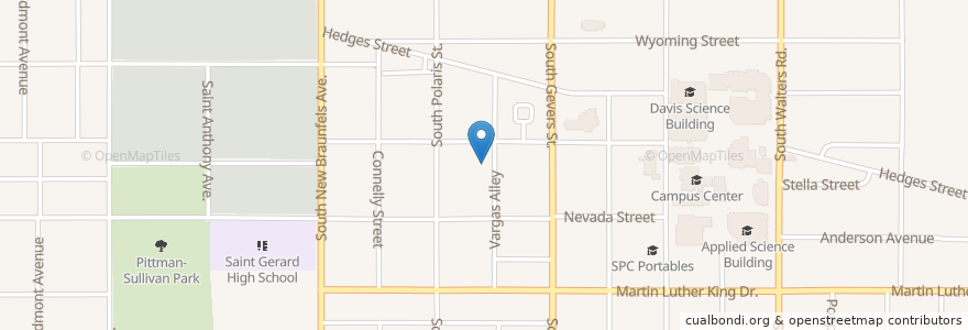 Mapa de ubicacion de King Solomon Baptist Church en Stati Uniti D'America, Texas, Bexar County, San Antonio.