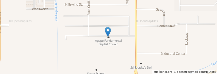 Mapa de ubicacion de Agape Fundamental Baptist Church en ایالات متحده آمریکا, تگزاس, Bexar County, San Antonio.