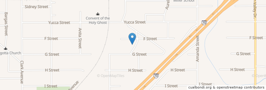 Mapa de ubicacion de Emmanuel Apostolic Temple Church en 美利坚合众国/美利堅合眾國, 得克萨斯州 / 德克薩斯州 / 德薩斯州, Bexar County, San Antonio.