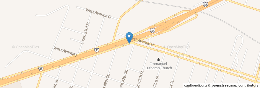 Mapa de ubicacion de Covenant Fellowship Church en Amerika Birleşik Devletleri, Teksas, Bell County, Temple.