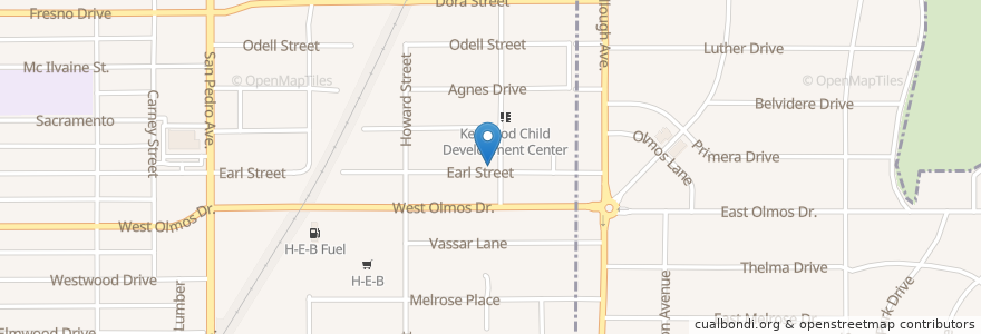 Mapa de ubicacion de Jones Chapel United Methodist Church en États-Unis D'Amérique, Texas, Bexar County, San Antonio.