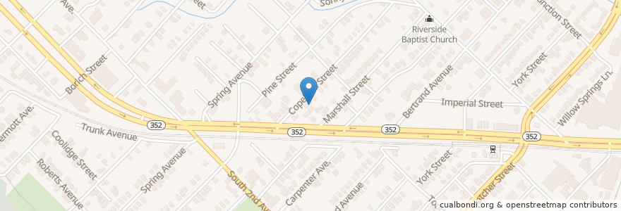 Mapa de ubicacion de Mount Rose Baptist Church en 美利坚合众国/美利堅合眾國, 得克萨斯州 / 德克薩斯州 / 德薩斯州, Dallas County, Dallas.