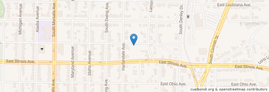 Mapa de ubicacion de Greater Love Missionary Baptist Church en 美利坚合众国/美利堅合眾國, 得克萨斯州 / 德克薩斯州 / 德薩斯州, Dallas, Dallas County.