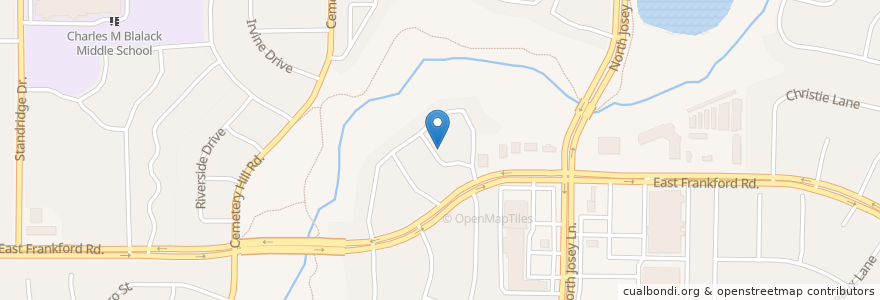 Mapa de ubicacion de New Jerusalem United Methodist Church en Estados Unidos Da América, Texas, Carrollton, Denton County.