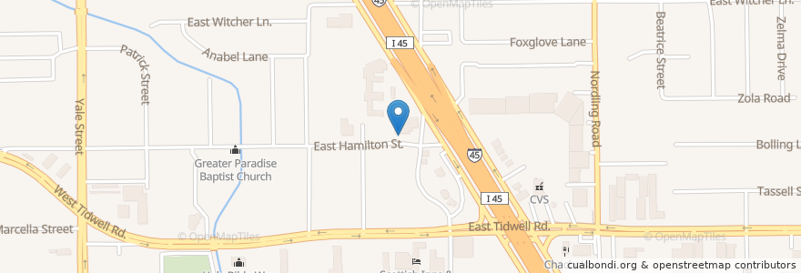 Mapa de ubicacion de International Baptist Church en 미국, 텍사스, Houston, Harris County.