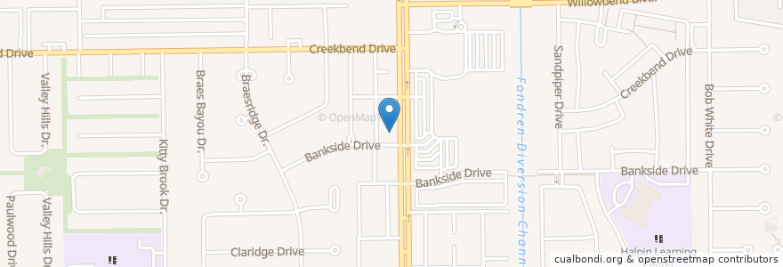Mapa de ubicacion de Emmanuel Church en 美利坚合众国/美利堅合眾國, 得克萨斯州 / 德克薩斯州 / 德薩斯州, 休斯敦, Harris County.