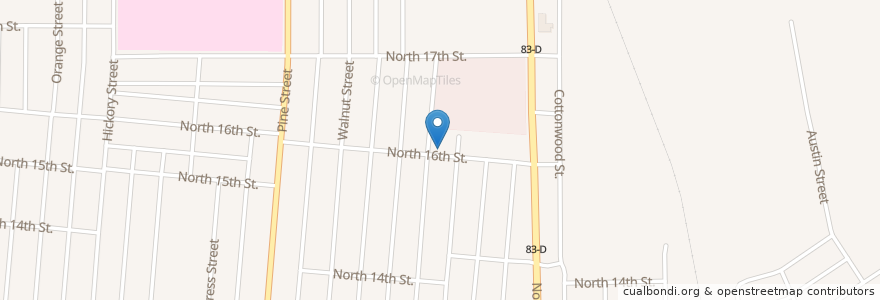 Mapa de ubicacion de Christ Prison Fellowship Church en Stati Uniti D'America, Texas, Abilene, Taylor County.
