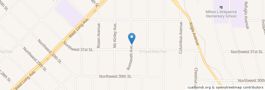 Mapa de ubicacion de Worth Hill Holiness Church en 미국, 텍사스, Tarrant County, Fort Worth.