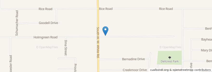 Mapa de ubicacion de Believers Christian Center en 미국, 텍사스, Bexar County, San Antonio.