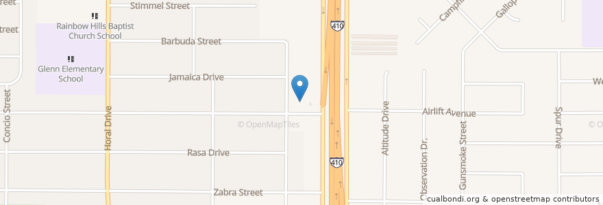 Mapa de ubicacion de Centro Cristiano de Restauracion en Estados Unidos Da América, Texas, Bexar County, San Antonio.