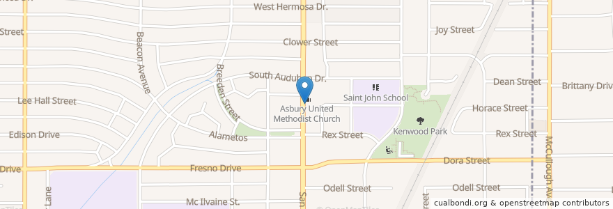 Mapa de ubicacion de Harvest Time Fellowship Church en United States, Texas, Bexar County, San Antonio.