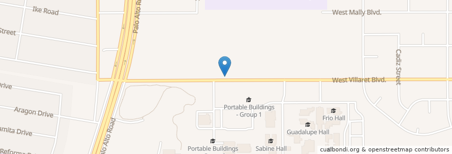 Mapa de ubicacion de Iglesia Bethel en Amerika Syarikat, Texas, Bexar County, San Antonio.
