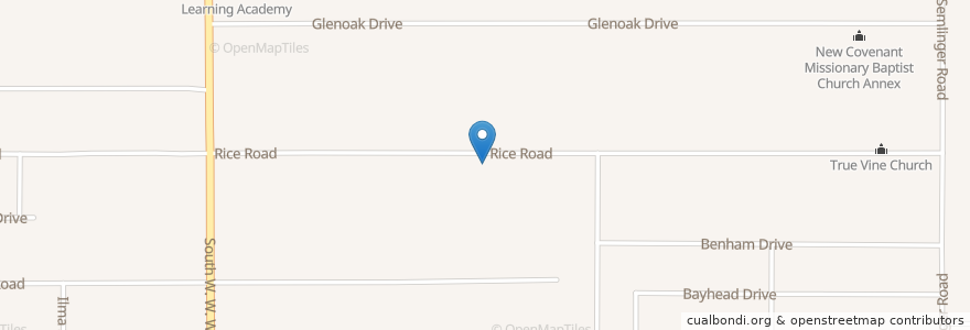 Mapa de ubicacion de Lively Stone Pentecostal Church en Stati Uniti D'America, Texas, Bexar County, San Antonio.