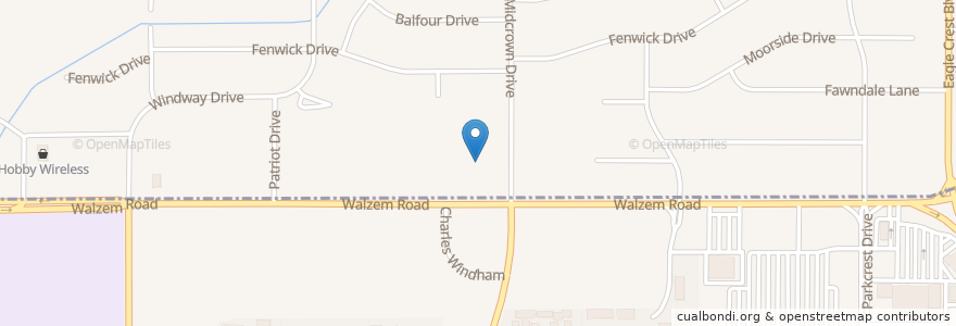 Mapa de ubicacion de Windcrest United Methodist Church en Vereinigte Staaten Von Amerika, Texas, Bexar County, Windcrest.