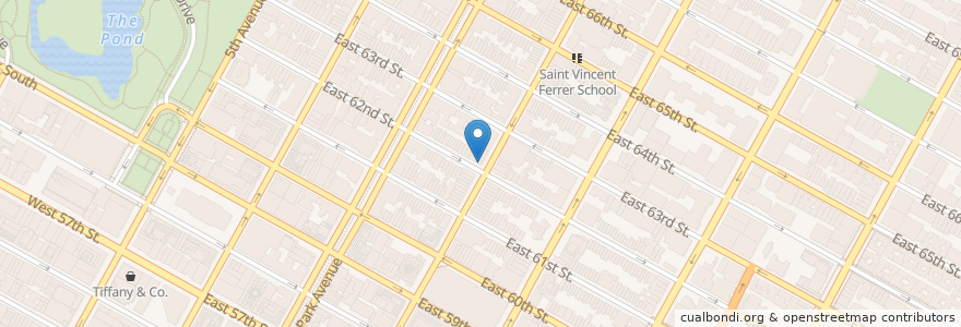 Mapa de ubicacion de Burger Heaven en الولايات المتّحدة الأمريكيّة, نيويورك, New York, New York County, Manhattan, Manhattan Community Board 8.