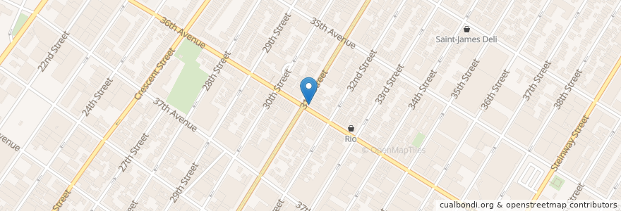 Mapa de ubicacion de Leo's en アメリカ合衆国, ニューヨーク州, New York, Queens.