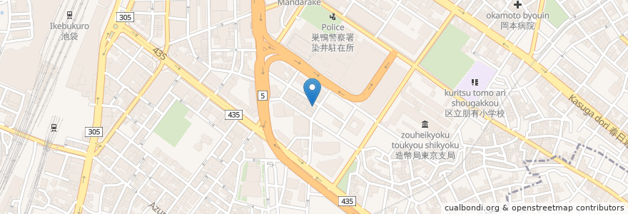 Mapa de ubicacion de カフェ・ベローチェ en Japão, Tóquio, 豊島区.