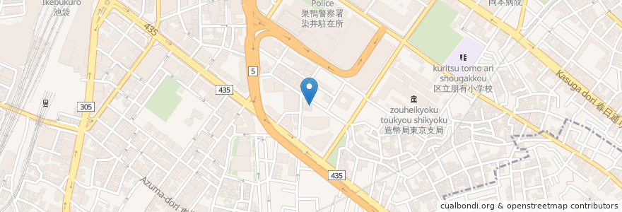 Mapa de ubicacion de 割烹 御法 en Япония, Токио, Тосима.