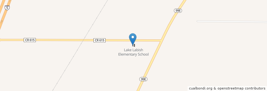Mapa de ubicacion de Lake Labish Elementary School en Estados Unidos Da América, Oregon, Marion County.