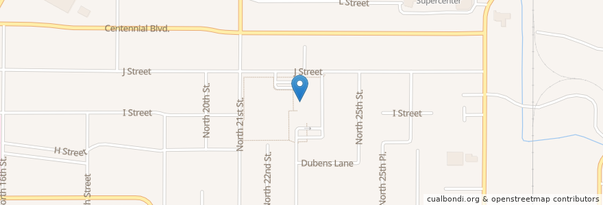 Mapa de ubicacion de Maple Elementary School en Stati Uniti D'America, Oregon, Lane County, Springfield.