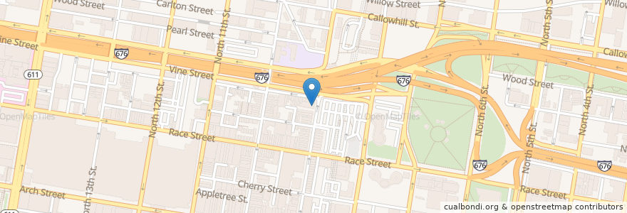 Mapa de ubicacion de Ocean City Restaurant en United States, Pennsylvania, Philadelphia County, Philadelphia.