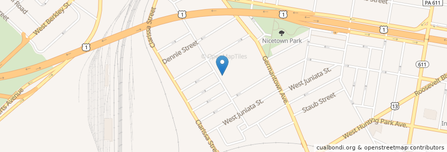 Mapa de ubicacion de Edward T. Steel School en United States, Pennsylvania, Philadelphia County, Philadelphia.