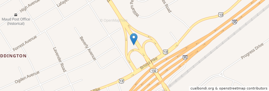Mapa de ubicacion de DeSalle Vocational School en Amerika Birleşik Devletleri, Pensilvanya, Bucks County, Bensalem Township.