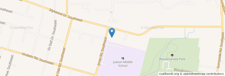 Mapa de ubicacion de Immanuel Evangelical Lutheran School en États-Unis D'Amérique, Oregon, Marion County, Salem.