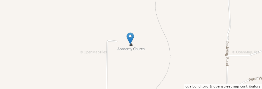 Mapa de ubicacion de Academy Church en アメリカ合衆国, オクラホマ州, Carter County, Ardmore.
