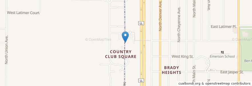Mapa de ubicacion de Immaculate Conception School en United States, Oklahoma, Tulsa County, Tulsa.
