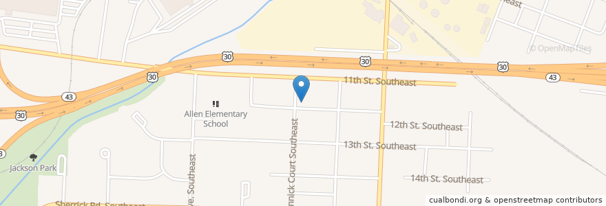 Mapa de ubicacion de Saint Anthonys Catholic Church en 미국, 오하이오 주, Stark County, Canton.