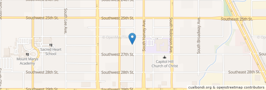 Mapa de ubicacion de Set Free Ministries Center en Amerika Syarikat, Oklahoma, Oklahoma City, Oklahoma County.