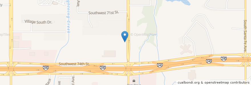 Mapa de ubicacion de Trinity Church of the Nazarene en United States, Oklahoma, Oklahoma City, Oklahoma County.