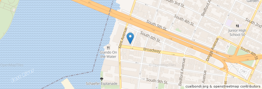 Mapa de ubicacion de Donna en Stati Uniti D'America, New York, New York.