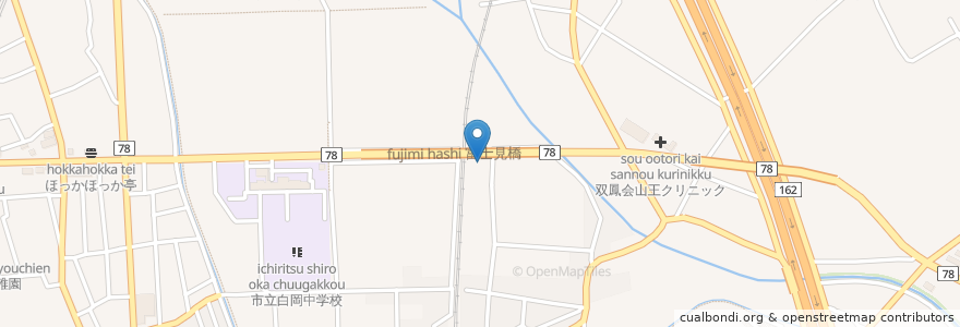 Mapa de ubicacion de Shiraoka en Japan, Saitama Prefecture, Shiraoka.