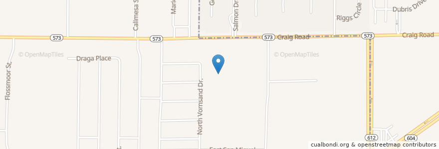 Mapa de ubicacion de Jacob E Manch Elementary School en Vereinigte Staaten Von Amerika, Nevada, Clark County, Sunrise Manor.
