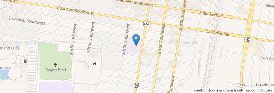 Mapa de ubicacion de Coronado School en Verenigde Staten, Nieuw-Mexico, Bernalillo County, Albuquerque.